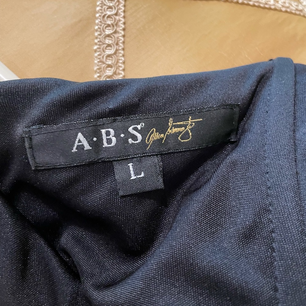 ABS Black Strapless Formal, size L